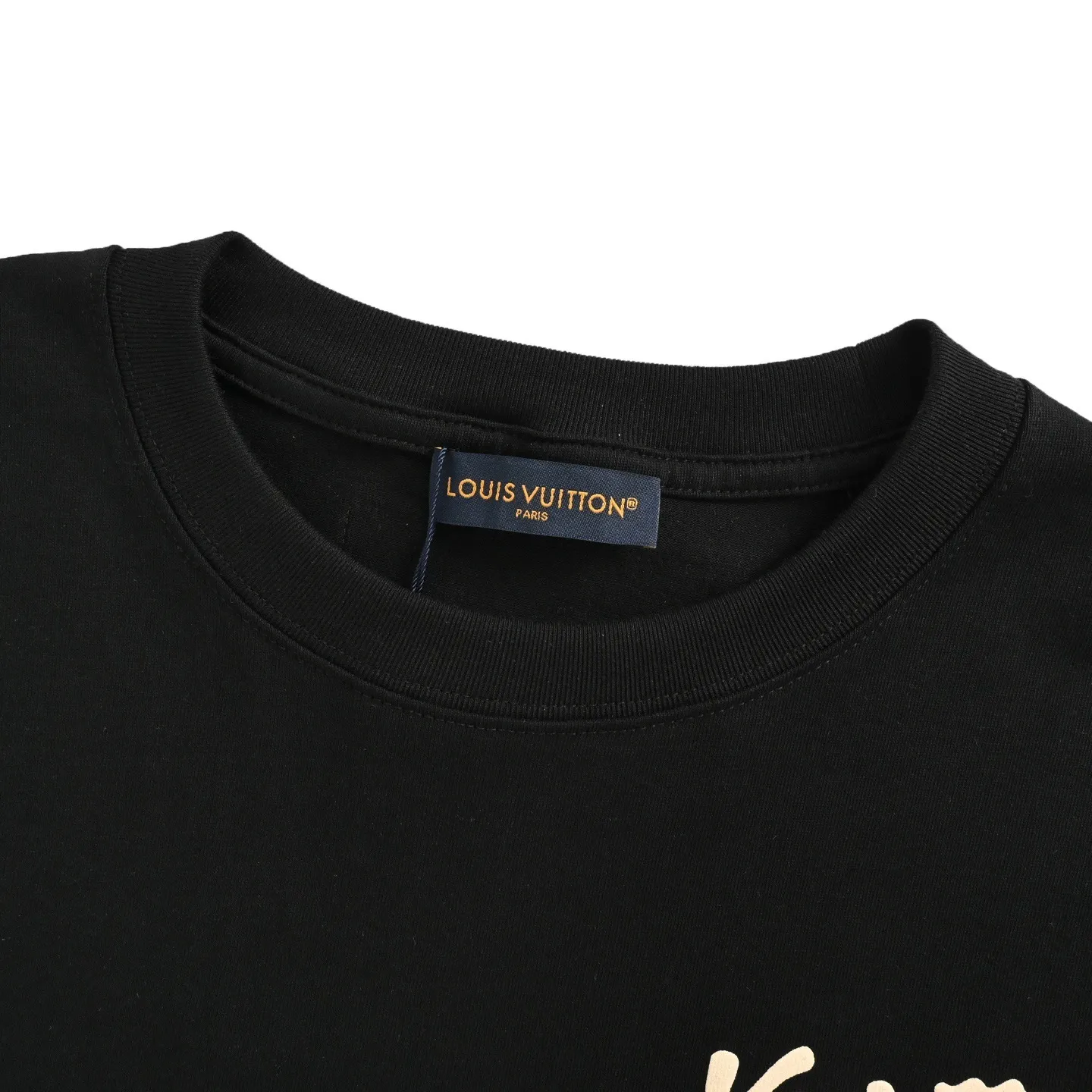 Louis Vuitton/Louis Vuitton 24ss back sun foam printed short sleeves